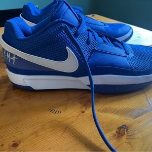 Nike Blue and White Men's Sneakers
